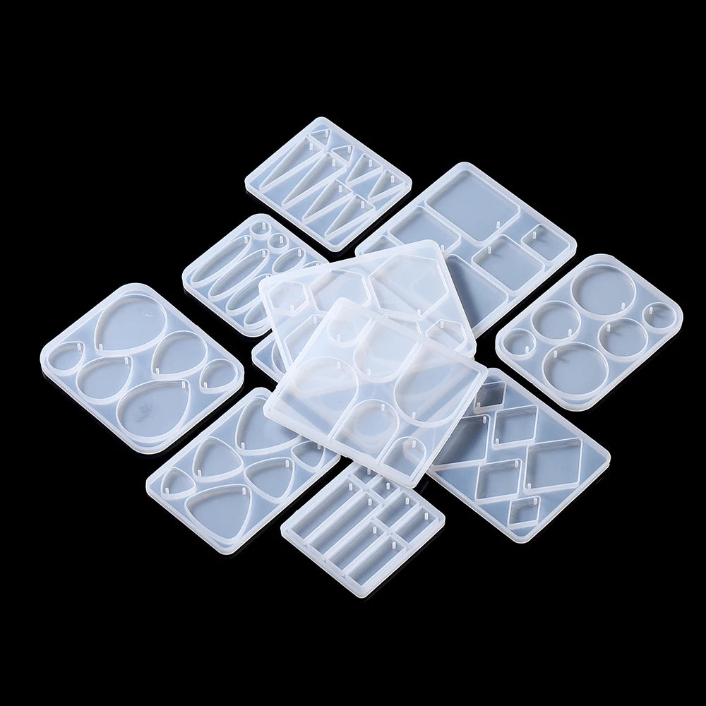 Geometric Earring Pendant Silicone Mold