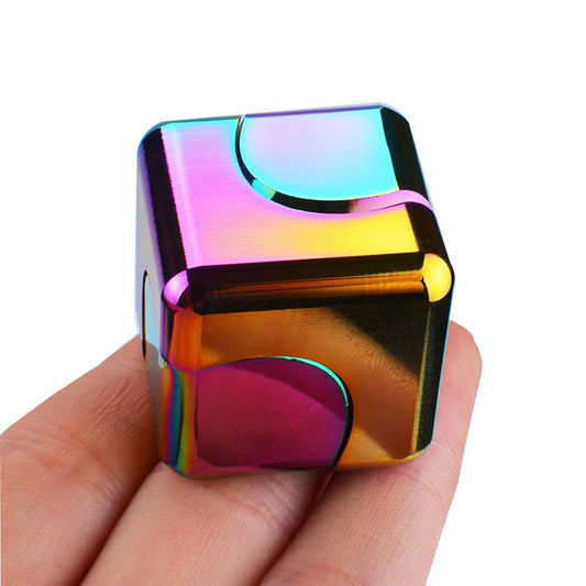 Metal Cube Spinner Fidget Toy