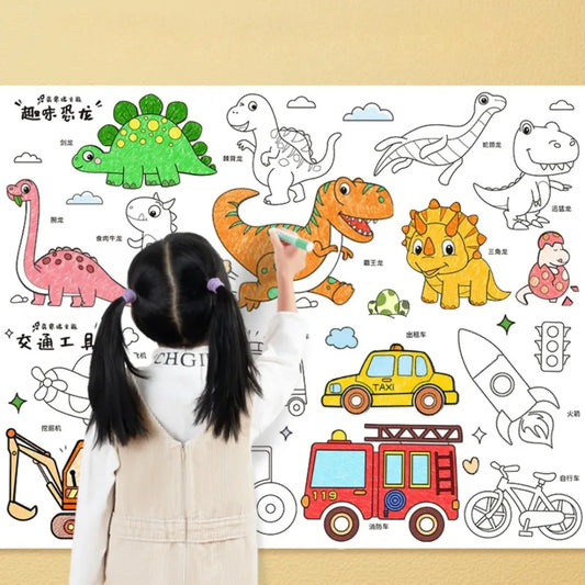 Wall-Safe Coloring Roll