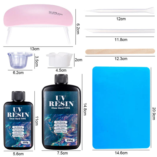 100g/250g Clear UV Resin Hard Type One