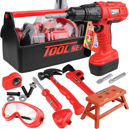 Power Construction Tool Set with Electric for kids