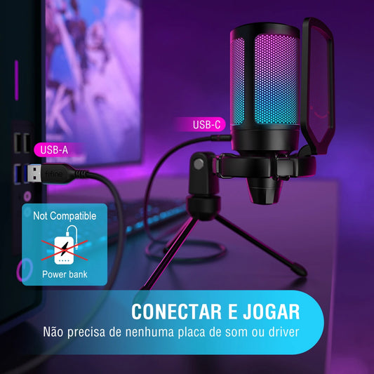USB Condenser Gaming Microphone