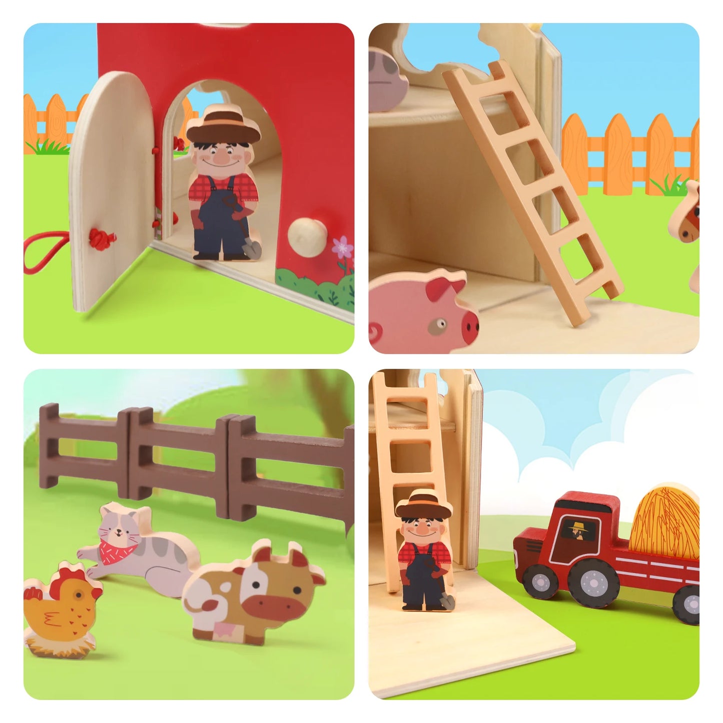 Wooden Farm Toys