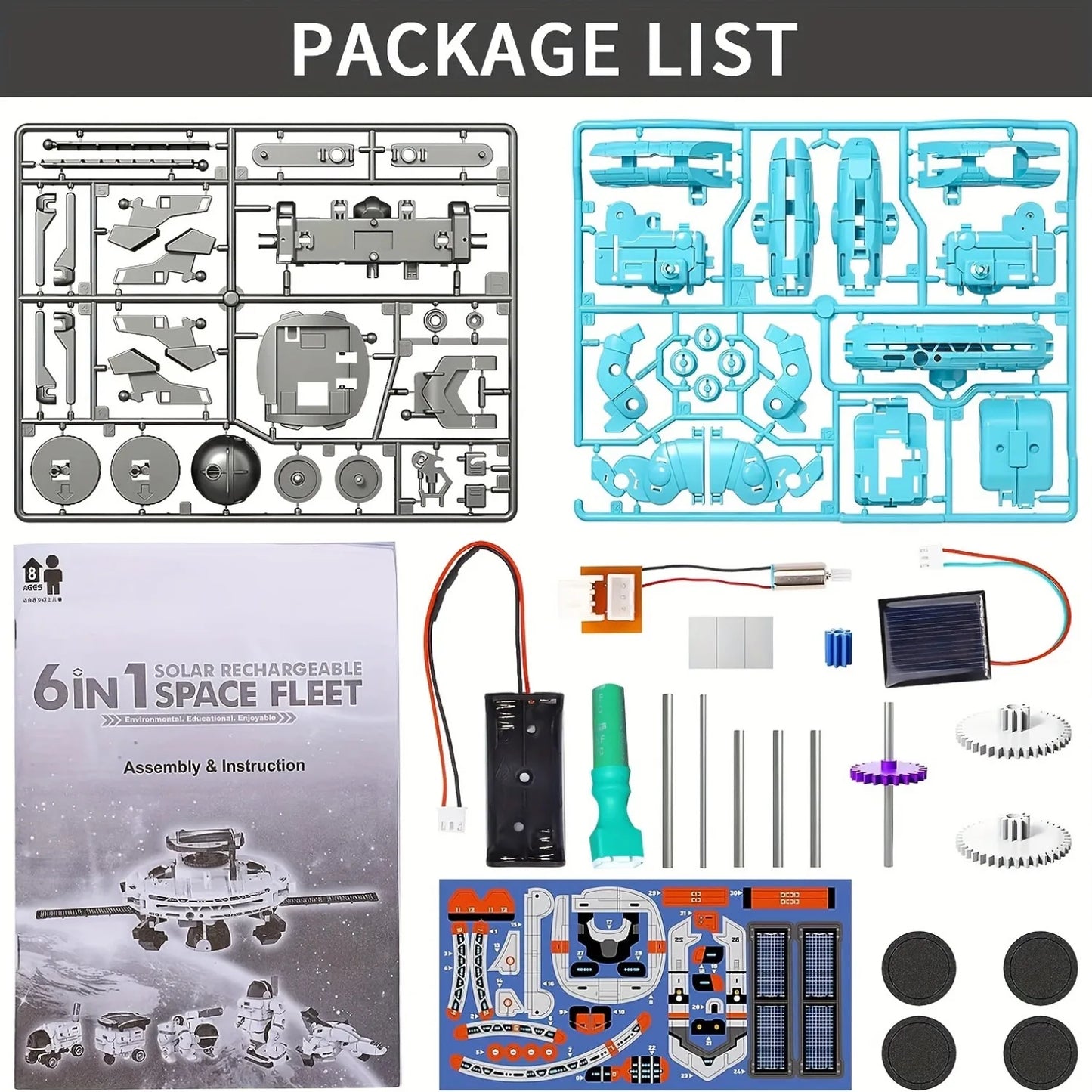 STEM Solar Robot Kit Toys 6