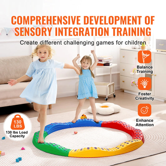 Kids Balance Beam Stepping Sensory Stones