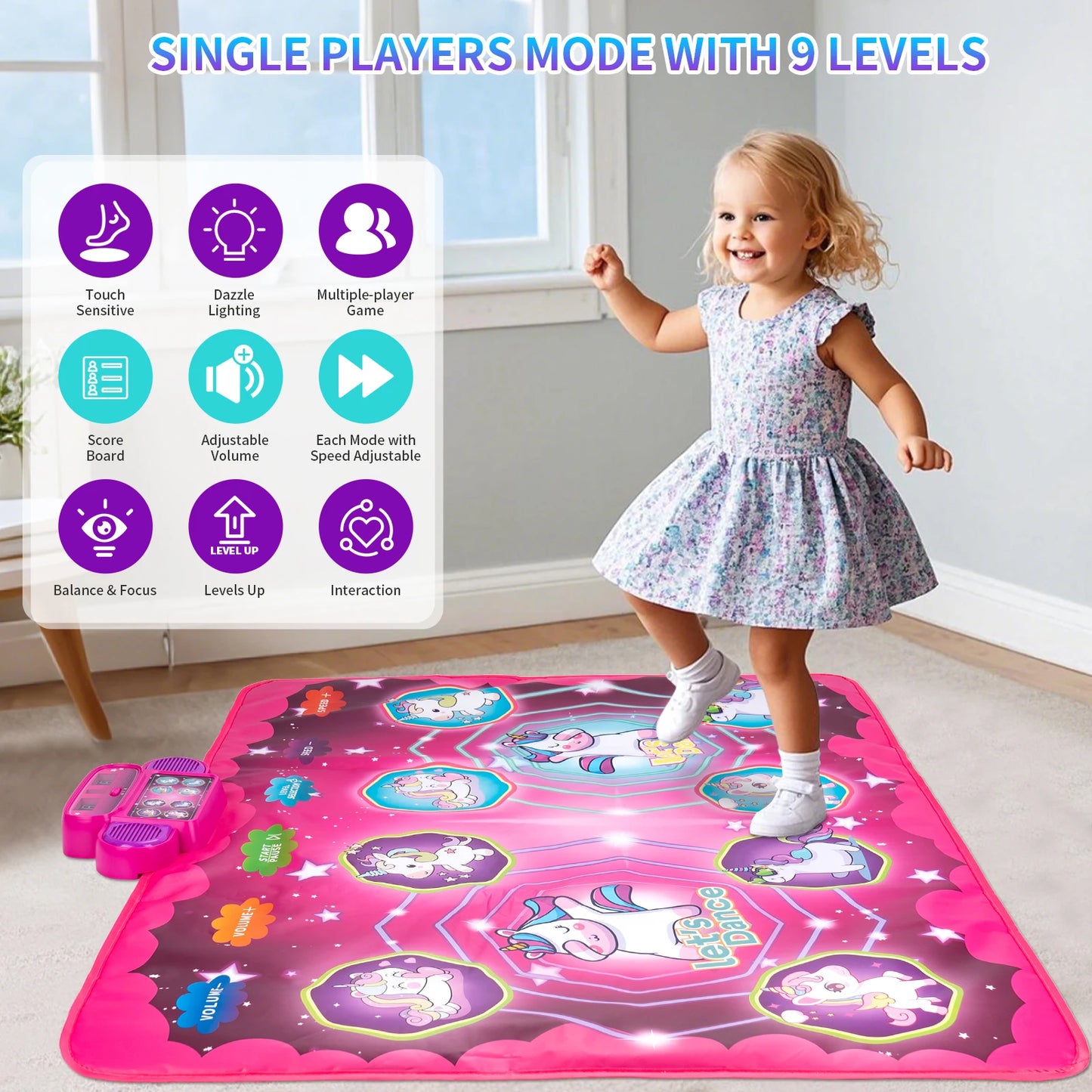 Electronic Dance Mat Kid Floor Music