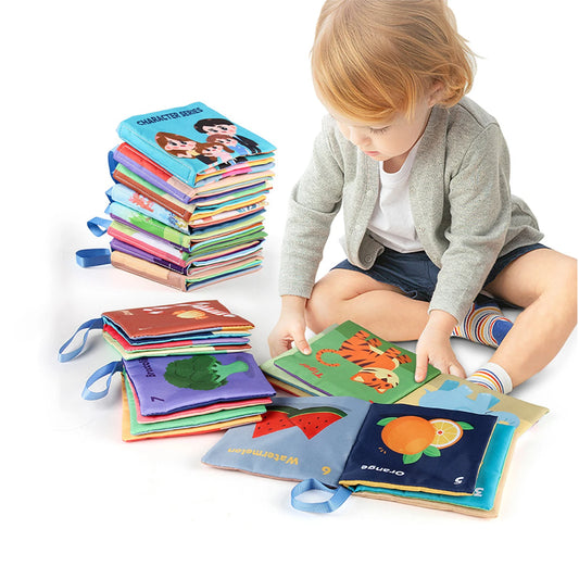 3D Touch Feel High Contrast Cloth Book