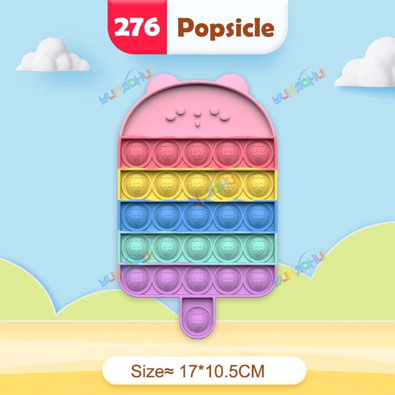 Rainbow Pop Push Bubblle Fidget