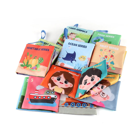 3D Touch Feel High Contrast Cloth Book