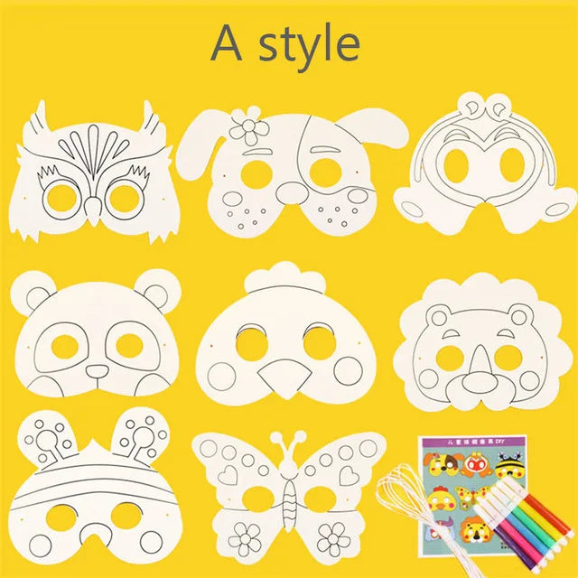 8Piece Kids Cartoon Animal
