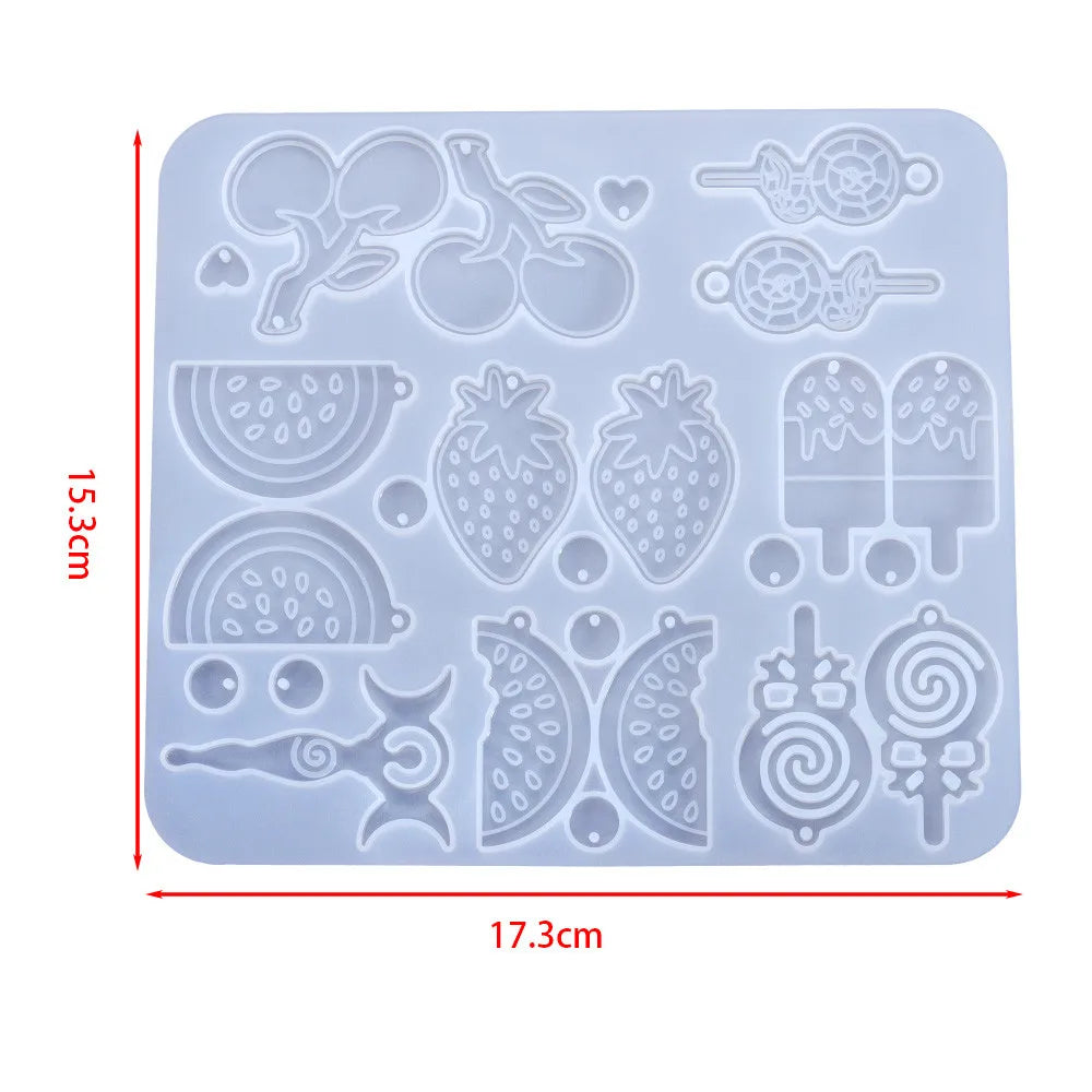 Earring Pendant Silicone Mold Epoxy Resin Jewelry Making Molds
