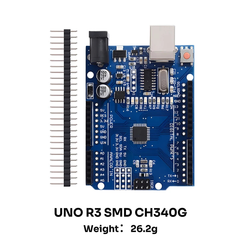 UNO R3 CH340G+MEGA328P SMD Chip 16Mhz For Arduino