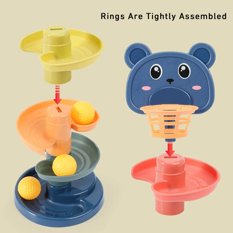 Montessori Track Rolling Ball Sensory Toy