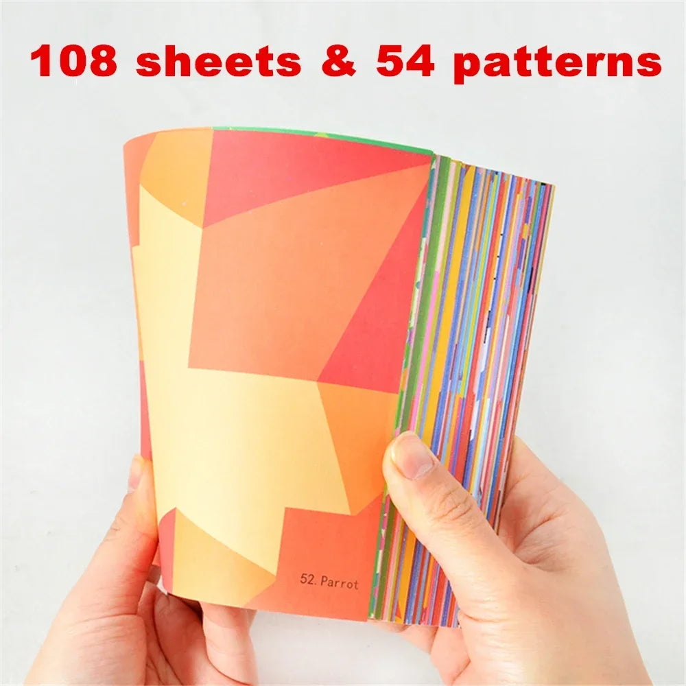 108 Pages Montessori Toys Cartoon Animal Origami
