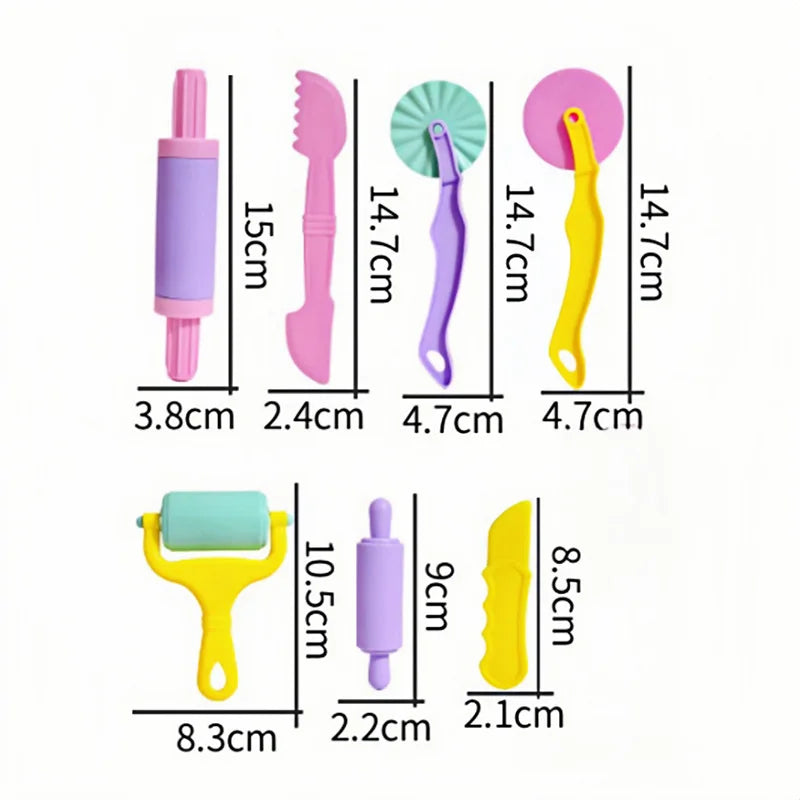 25-32pcs Play Dough Model Tools Kit