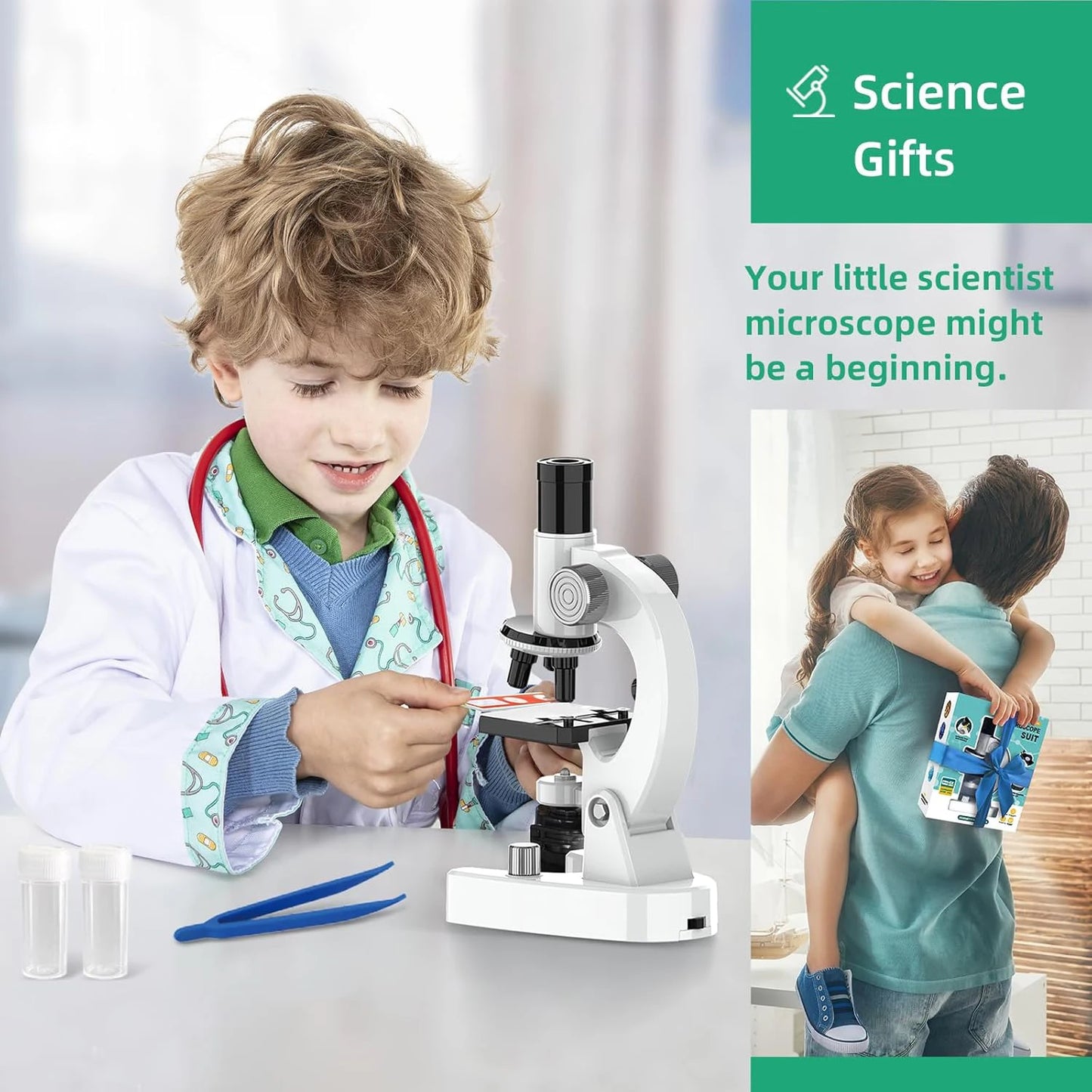 Children Science Experimental Biology Microscope