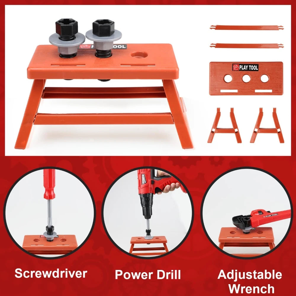Power Construction Tool Set with Electric for kids