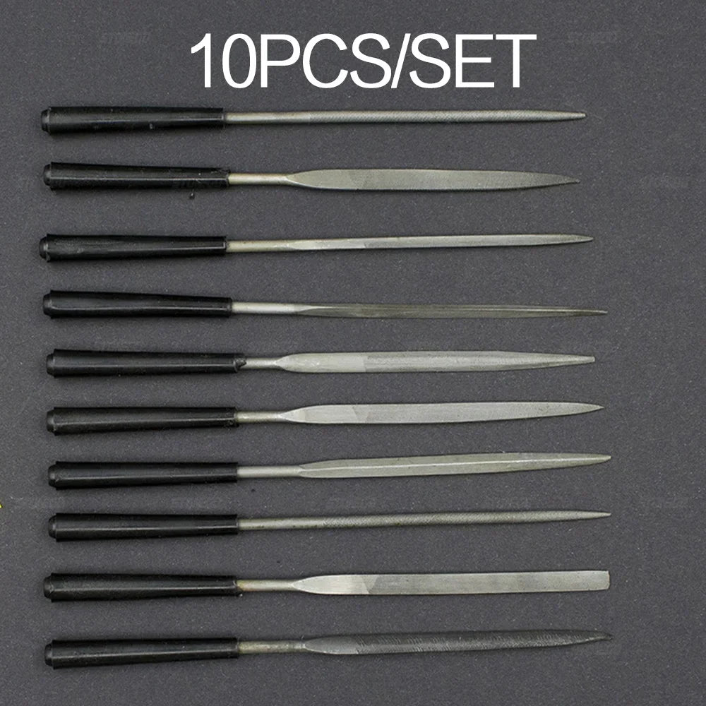 STONEGO 5/10Pcs Diamond Needle File Set