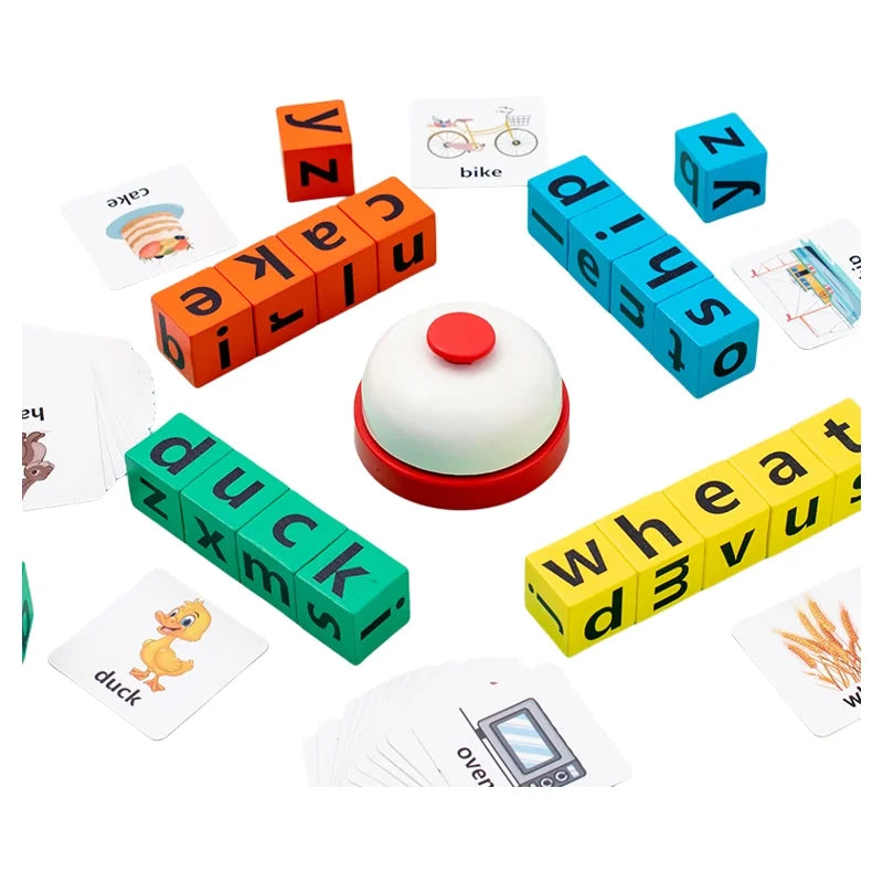 Children's English wooden Card Montessori
