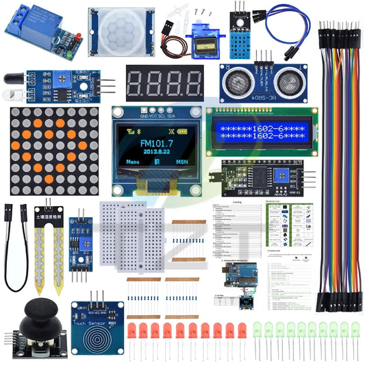 UNO R3 Kit Module Sensor With 0.96" OLED 1602
