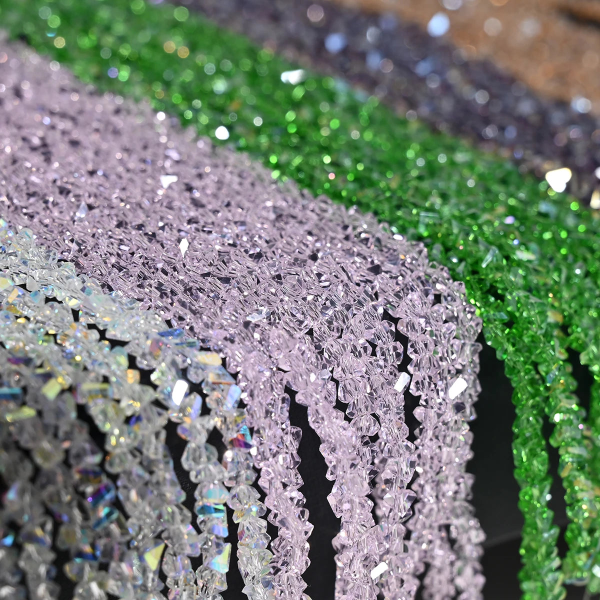 Triangle Austrian Crystal Glass Beads