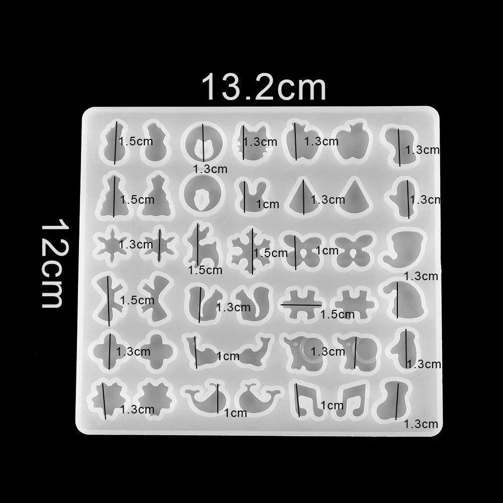 Earring Pendant Silicone Mold Epoxy Resin Jewelry Making Molds