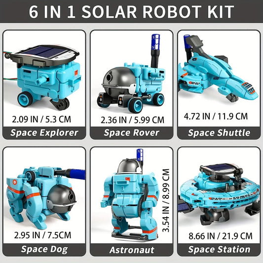 STEM Solar Robot Kit Toys 6