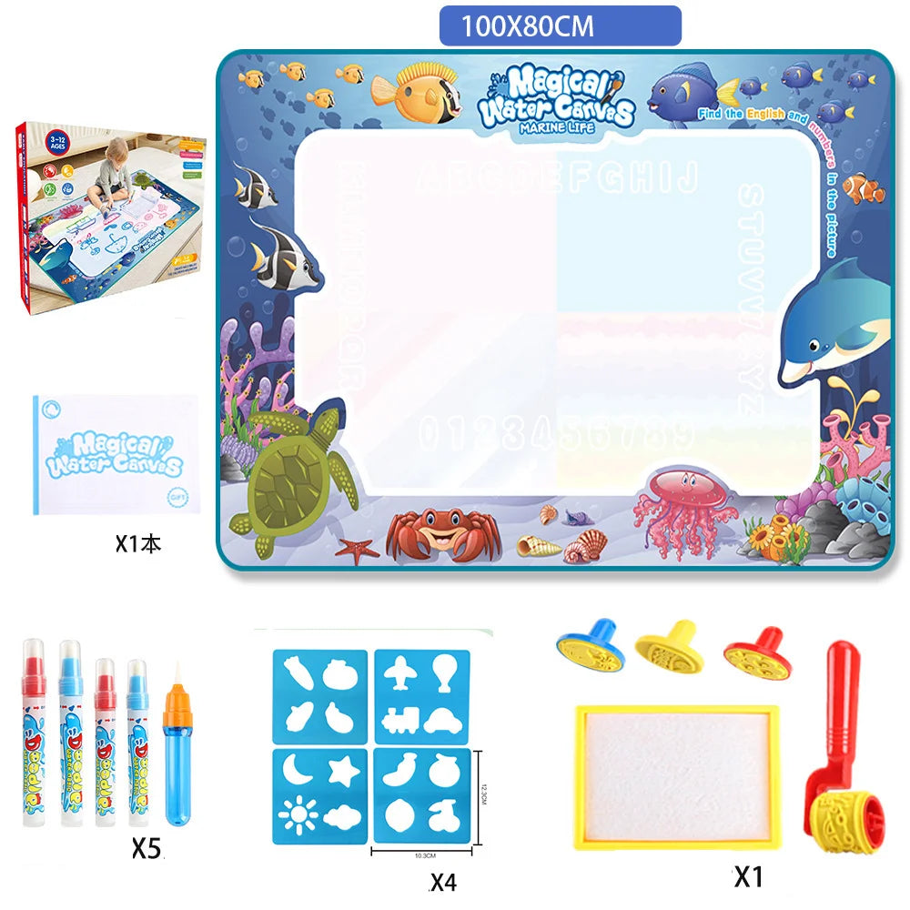 Magic Water Drawing Mat Reusable