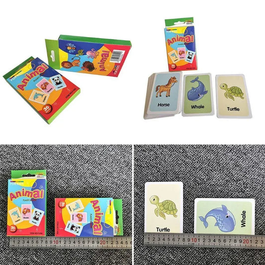 Flash Card Cognition Game Montessori