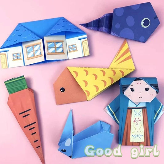 Origami DIY Colored Paper 3D