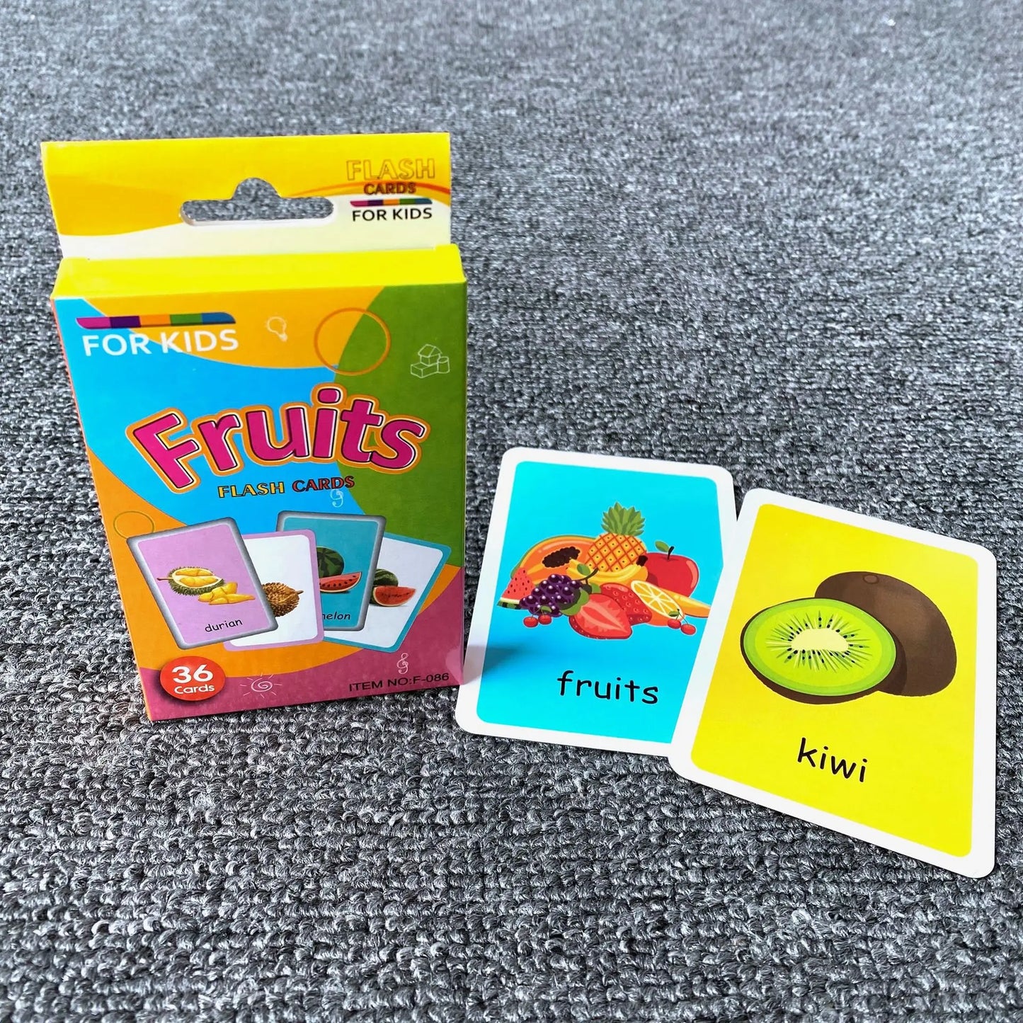 Flash Card Cognition Game Montessori