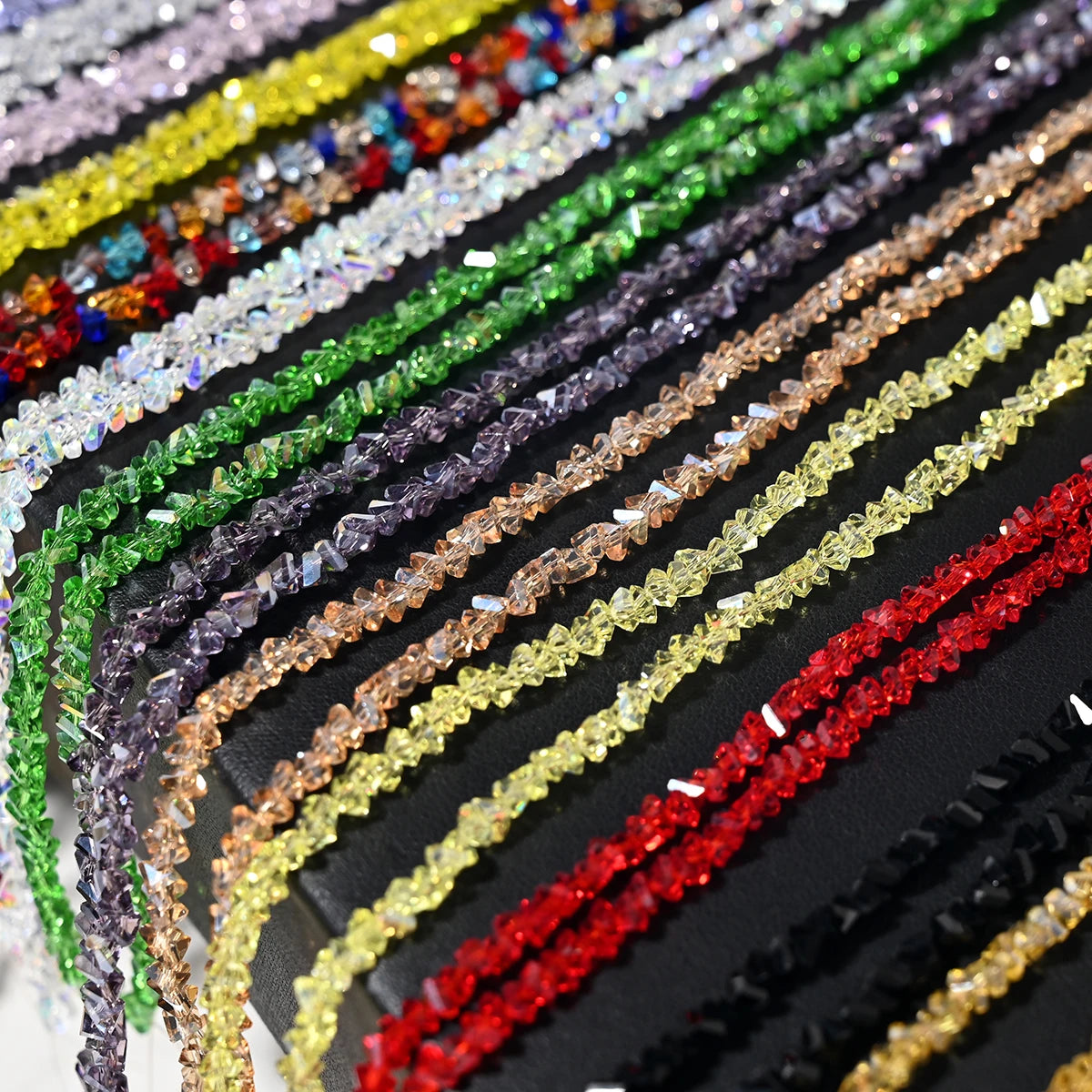 Triangle Austrian Crystal Glass Beads