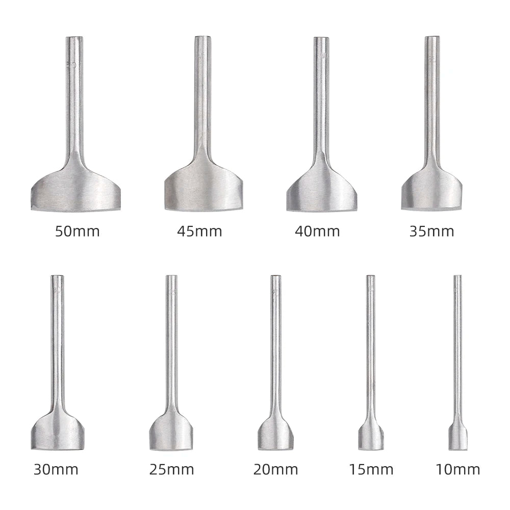 3Pcs Leather Half-Round Cutter