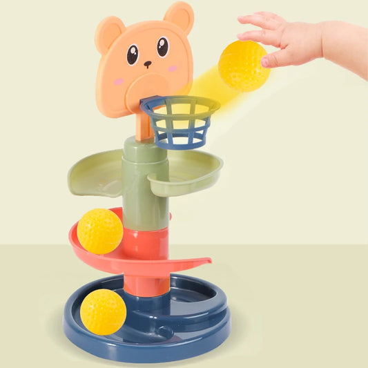 Montessori Track Rolling Ball Sensory Toy
