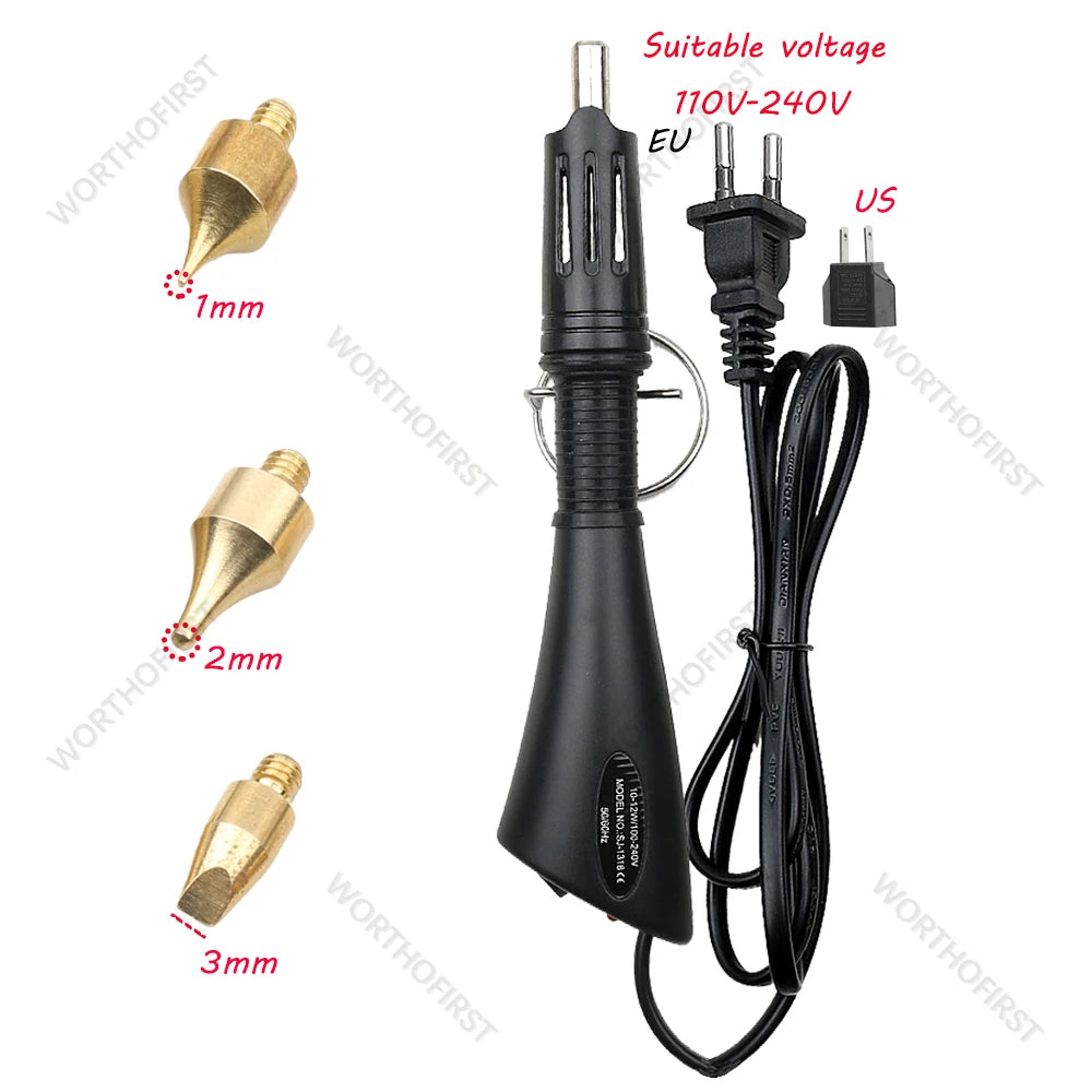 EU Plug Heated Foil Pen Hot Stamping Applicator Kit