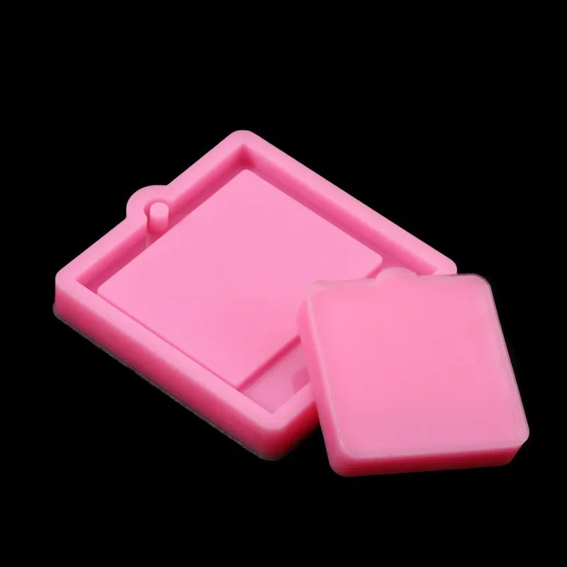 Photo Frame Epoxy Resin Keychain