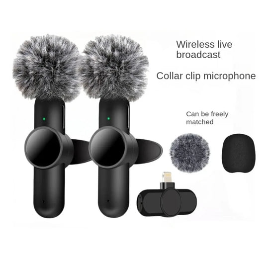 Wireless Lavalier Microphone Mini Portable