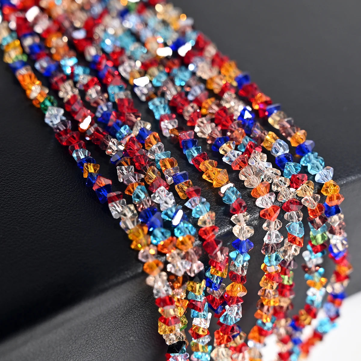 Triangle Austrian Crystal Glass Beads