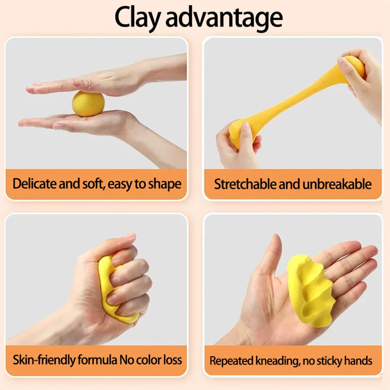 12/24/36 Color Clay Air-dried Clay Set