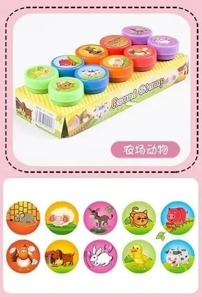 10pcs Assorted Stamps