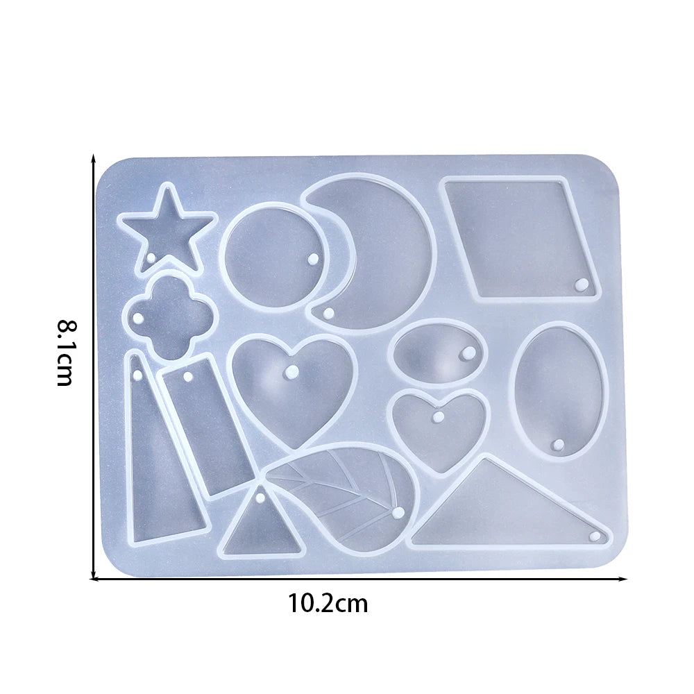 Earring Pendant Silicone Mold Epoxy Resin Jewelry Making Molds