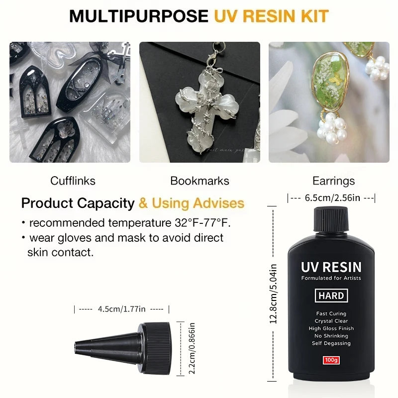 UV Resin 100g/200g/300g resin