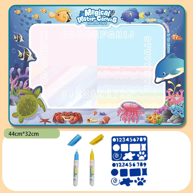 Magic Water Drawing Mat Reusable