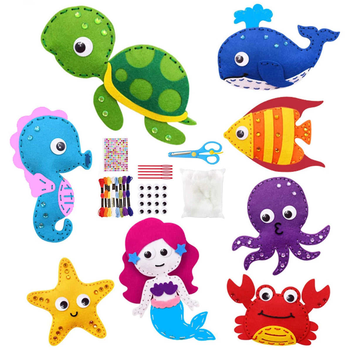 Sewing Animals Craft Kit