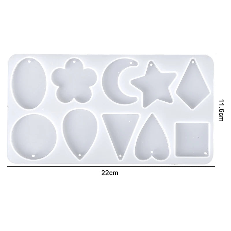 Earring Resin Silicone Molds