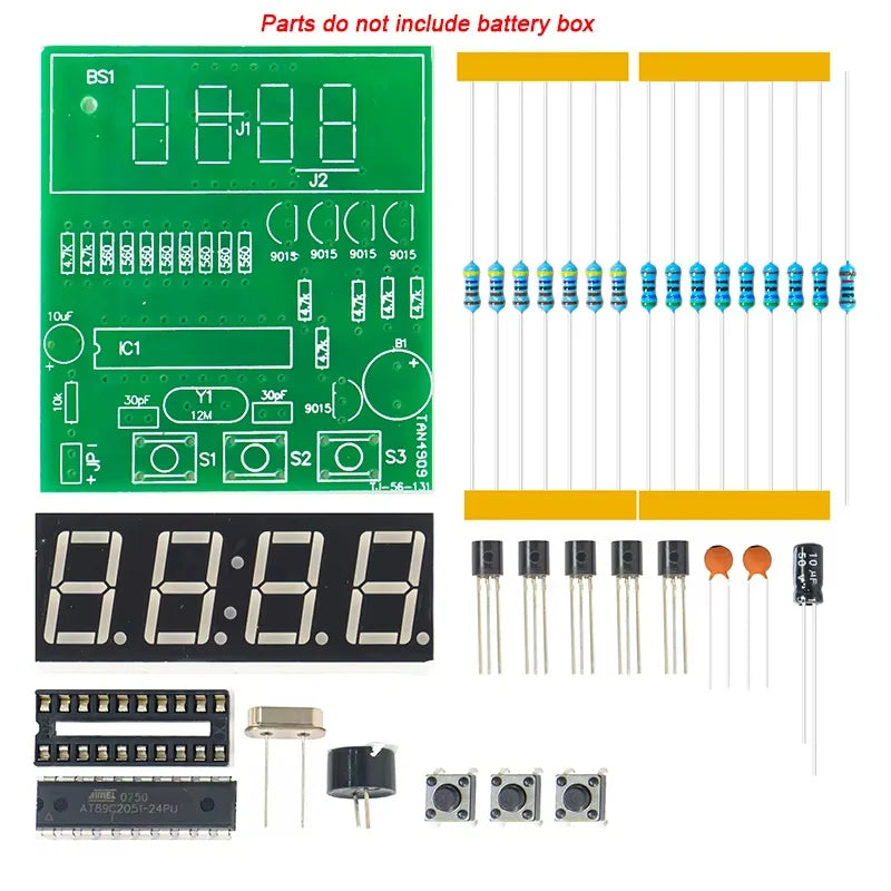 DIY 4-Digit Digital Tube LED Electronic Clock