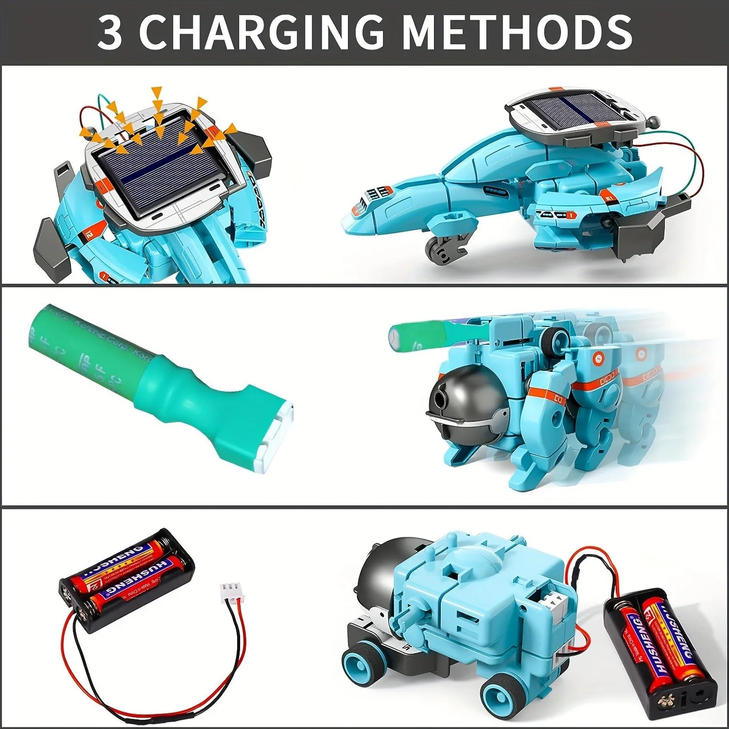 STEM Solar Robot Kit Toys 6