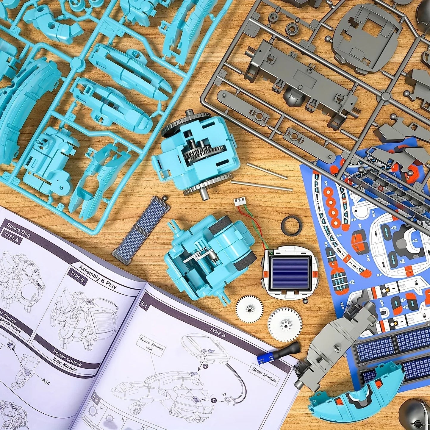 STEM Solar Robot Kit Toys 6