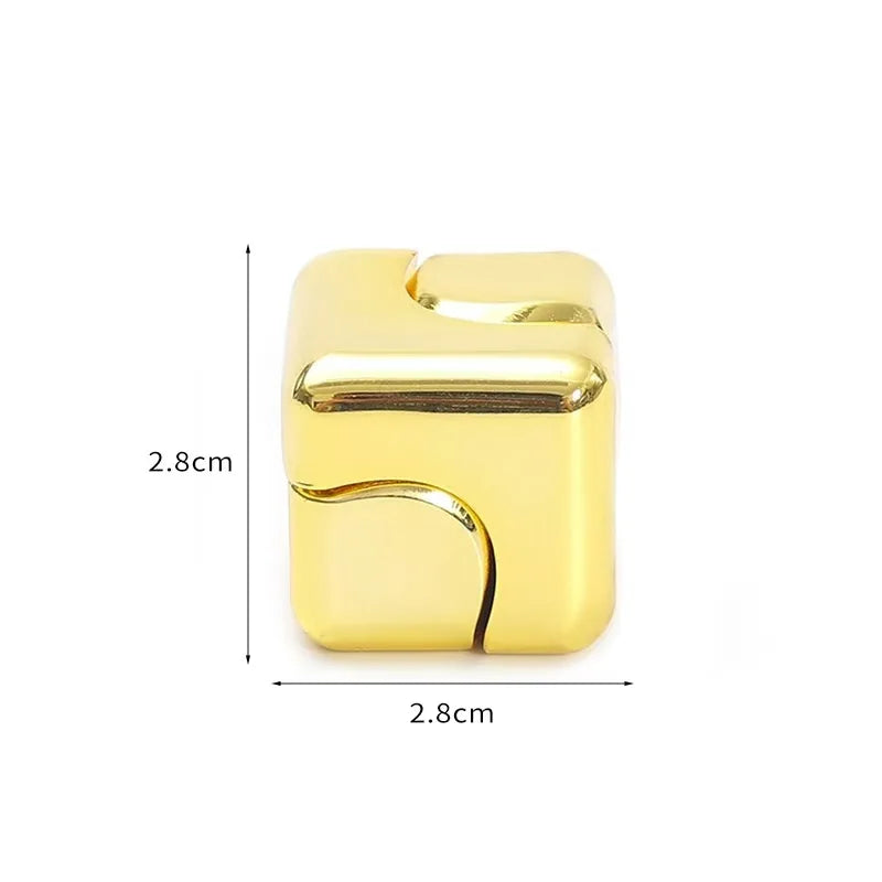 Metal Cube Spinner Fidget Toy