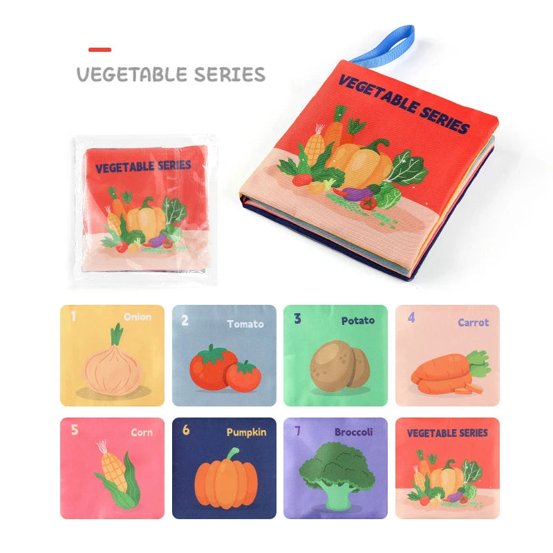 3D Touch Feel High Contrast Cloth Book